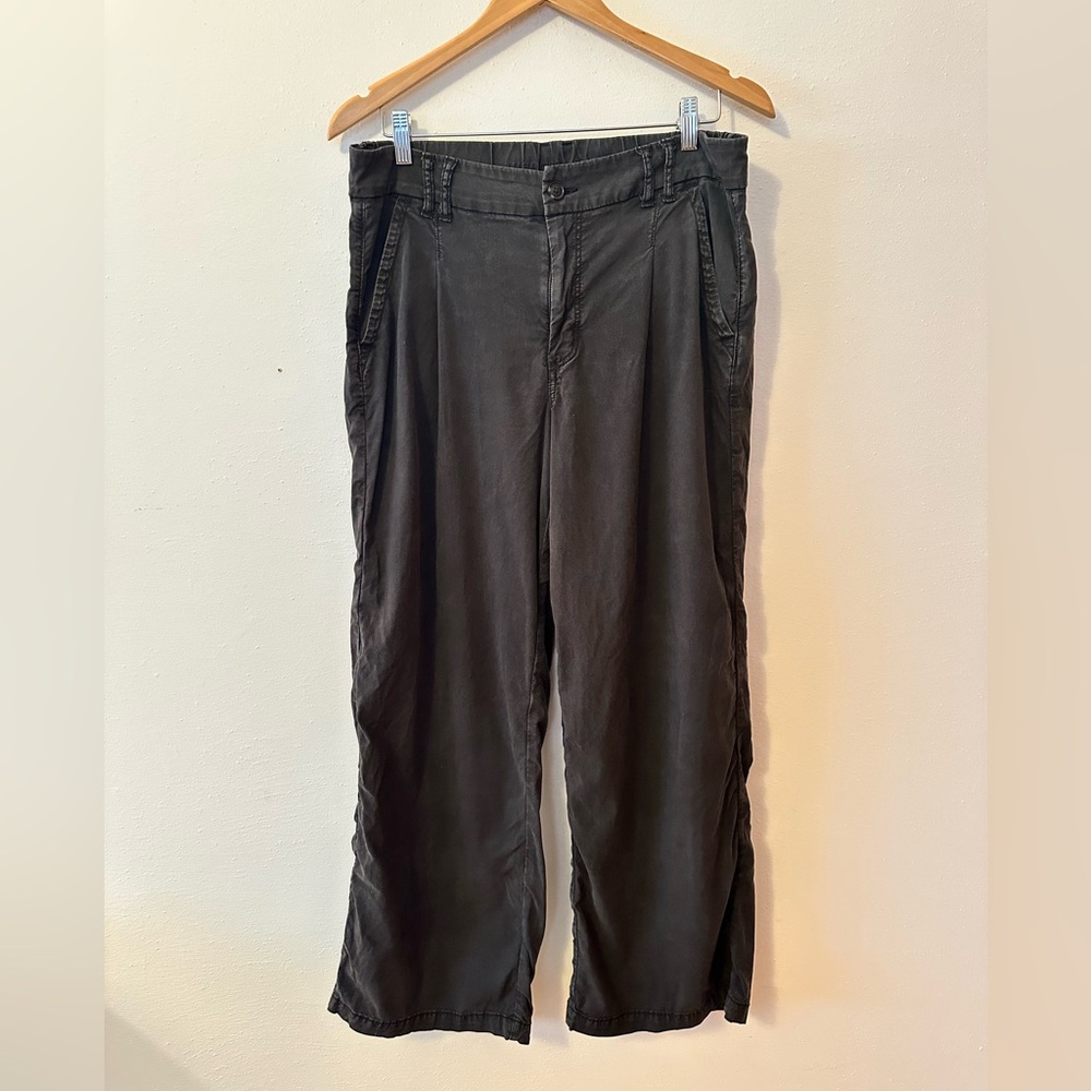 American Eagle Women’s Wide Leg Pants Black Size 12